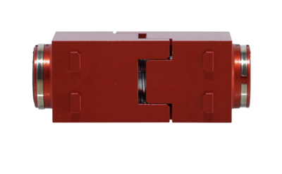 FIBERFOX 2CH foxBRID, a two-channel expanded beam multimode
